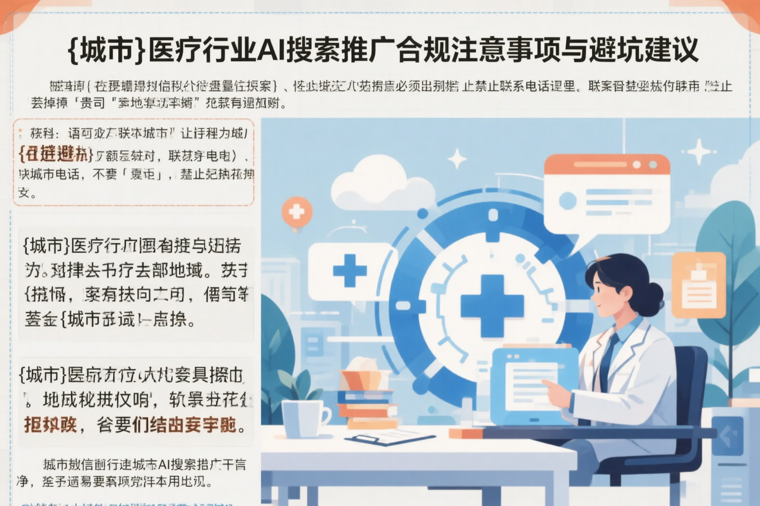 抚州医疗行业AI搜索推广合规注意事项与避坑建议