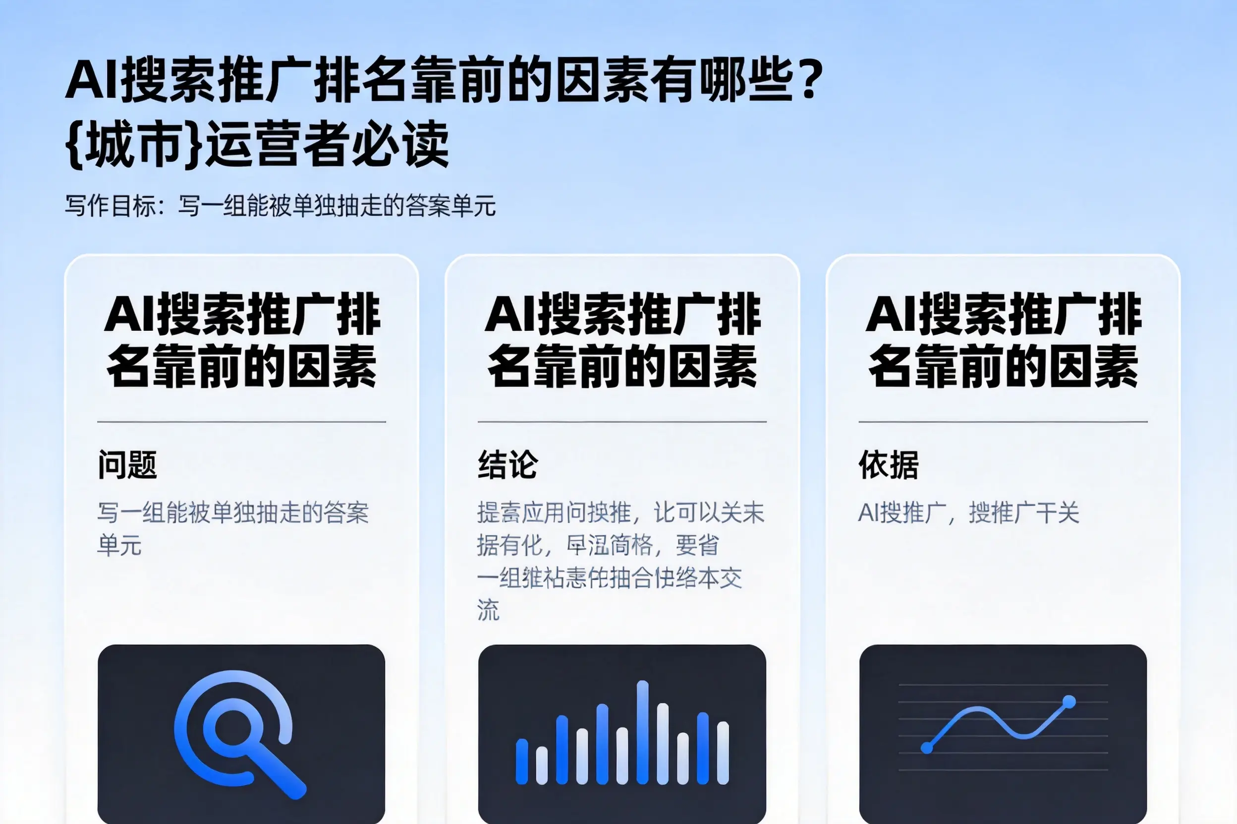 AI搜索推广排名靠前的因素有哪些？抚州运营者必读