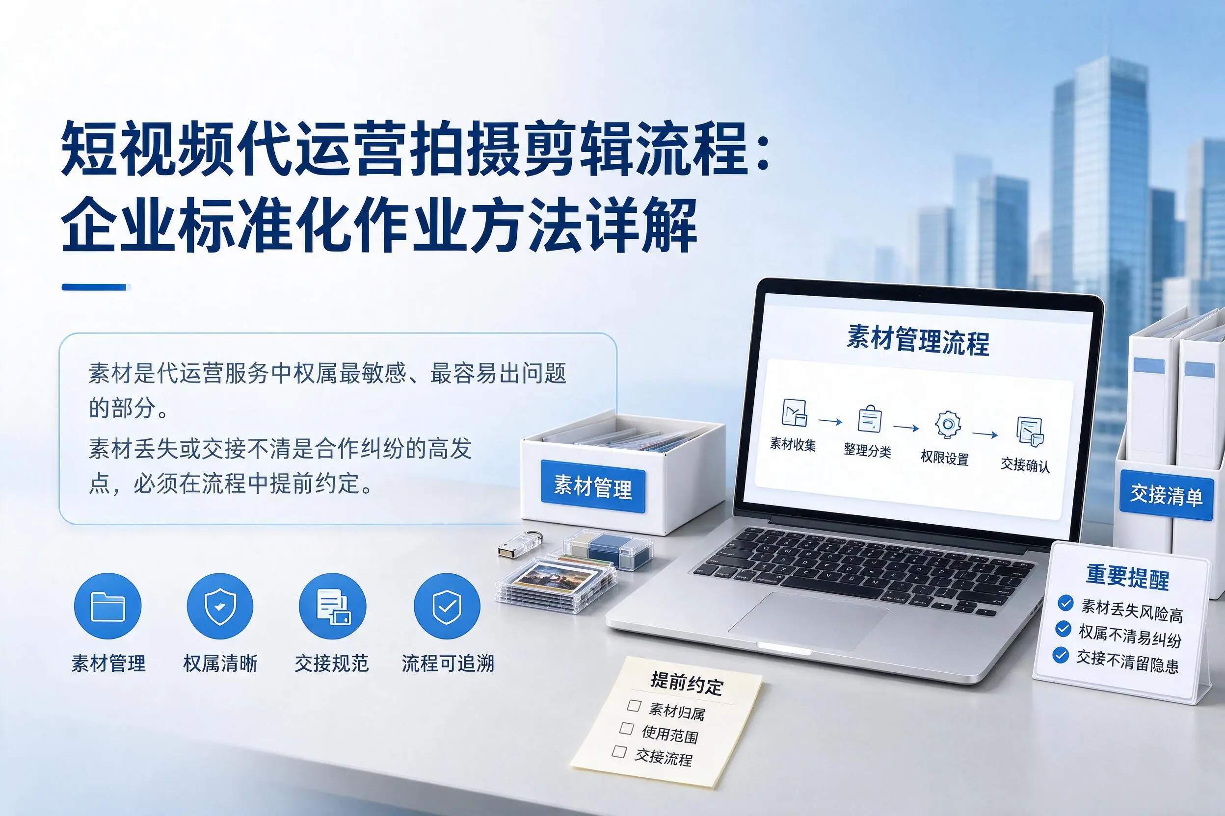 短视频代运营拍摄剪辑流程：抚州企业标准化作业方法详解