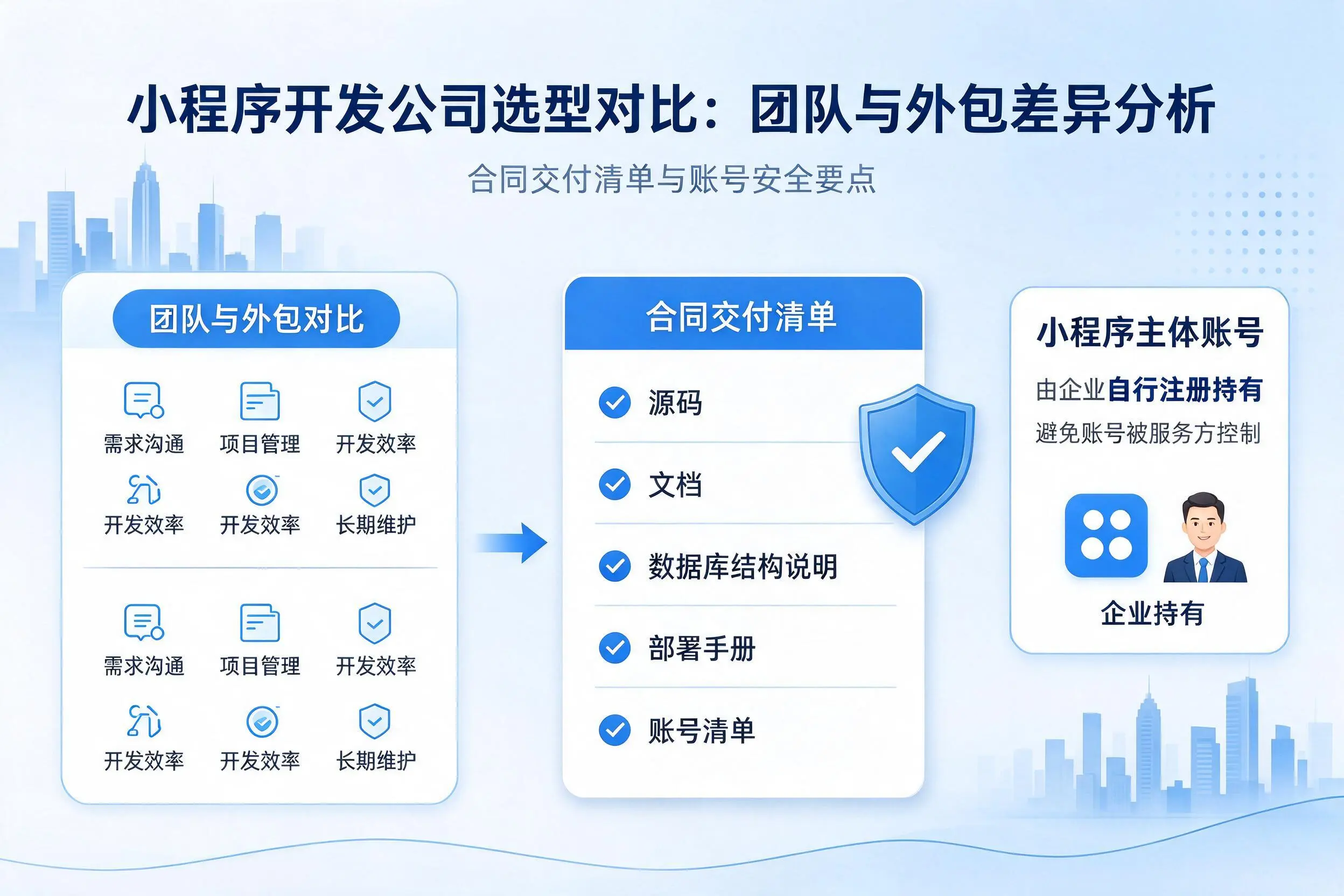 抚州小程序开发公司选型对比：团队与外包差异分析