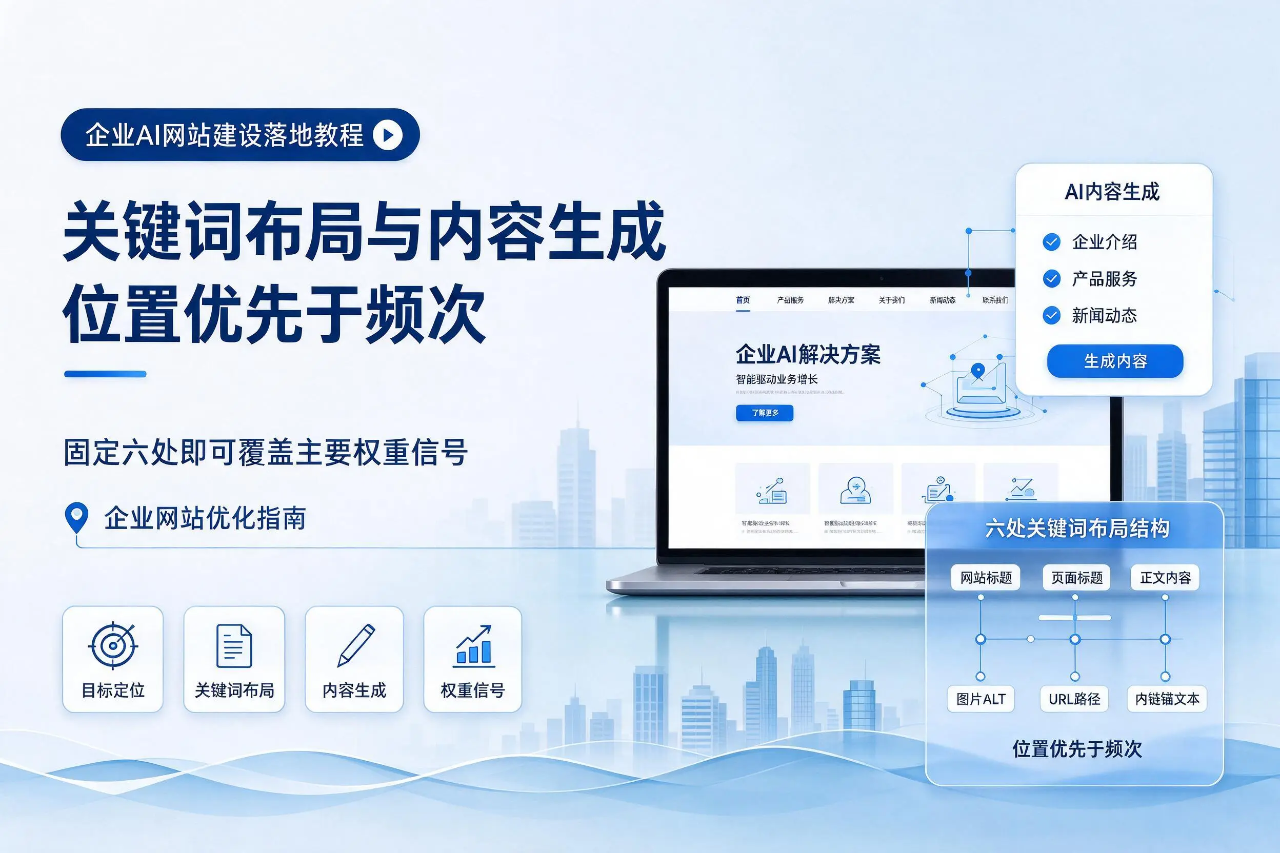 抚州企业AI网站建设落地教程：关键词布局与内容生成